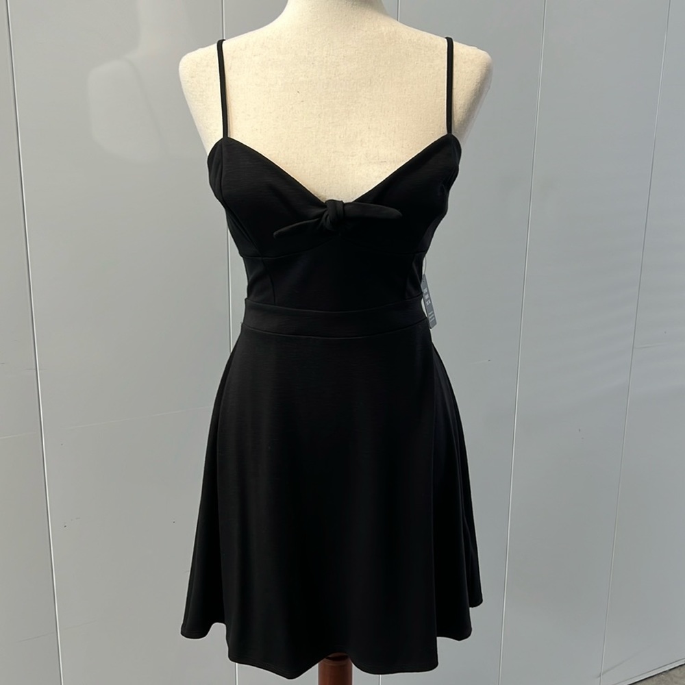 Express Black Fitted Spaghetti Strap Small